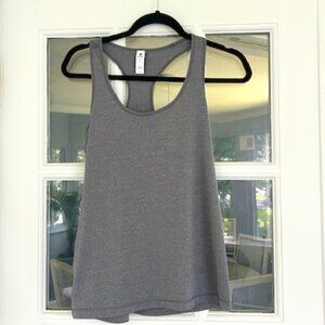 Women’s Racerback Tank Top Charcoal Grey M Stretch Comfort Athletic Flattering